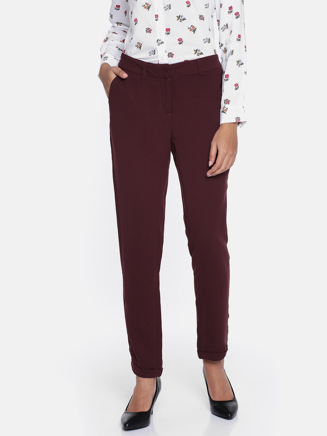 allen solly formal pants