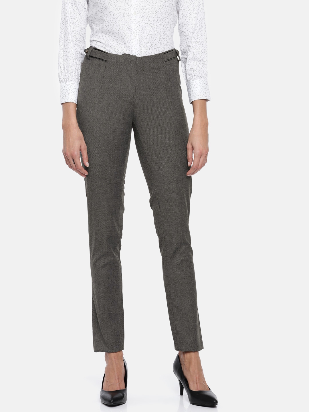 allen solly formal pants