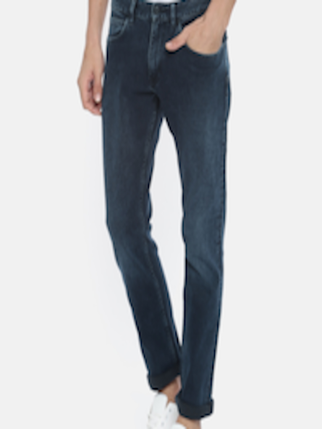 Buy Calvin Klein Jeans Men Blue Slim Fit Low Rise Clean Look ...