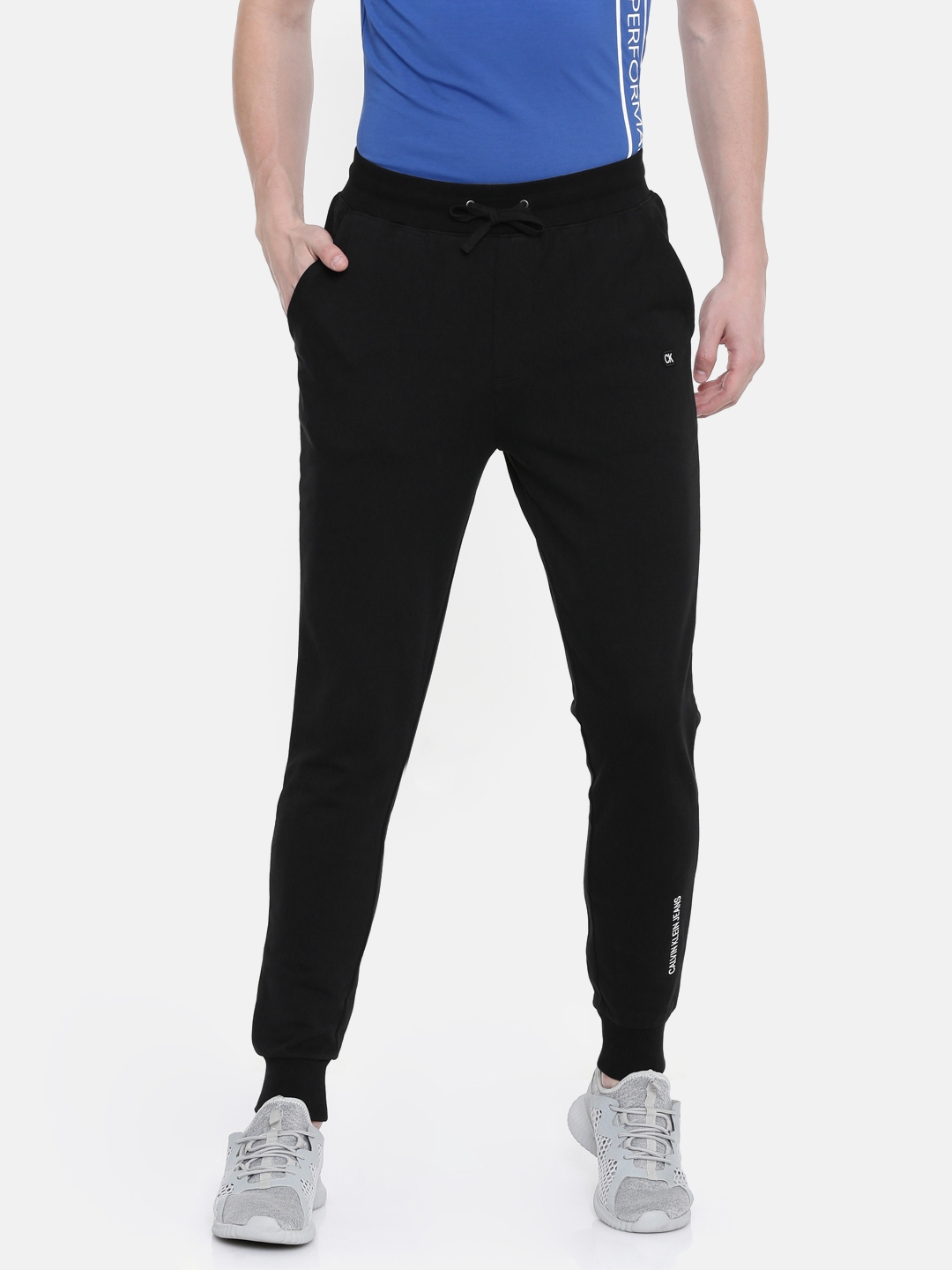 calvin klein joggers mens black