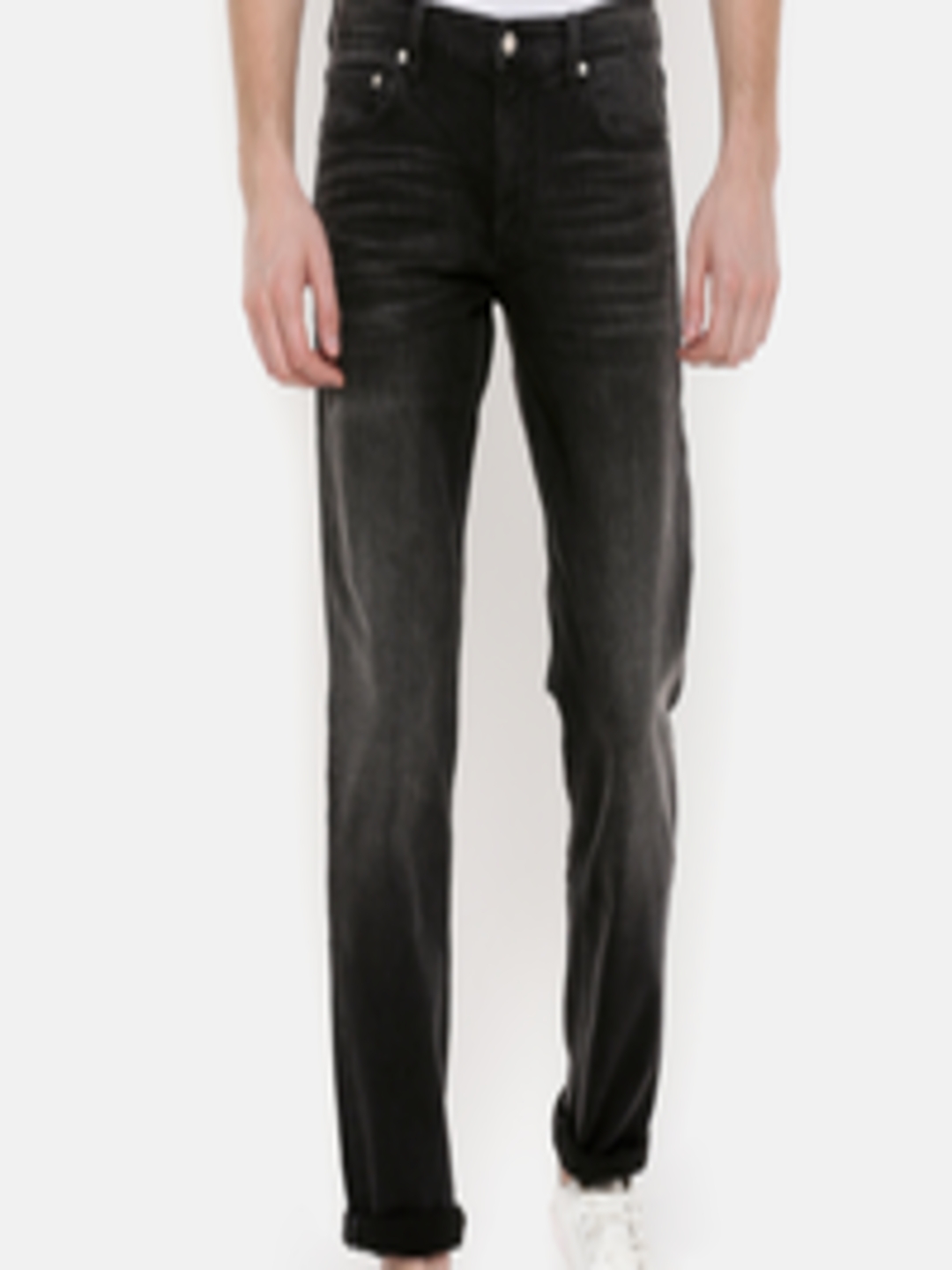 Buy Calvin Klein Jeans Men Black Slim Fit Mid Rise Clean Look ...