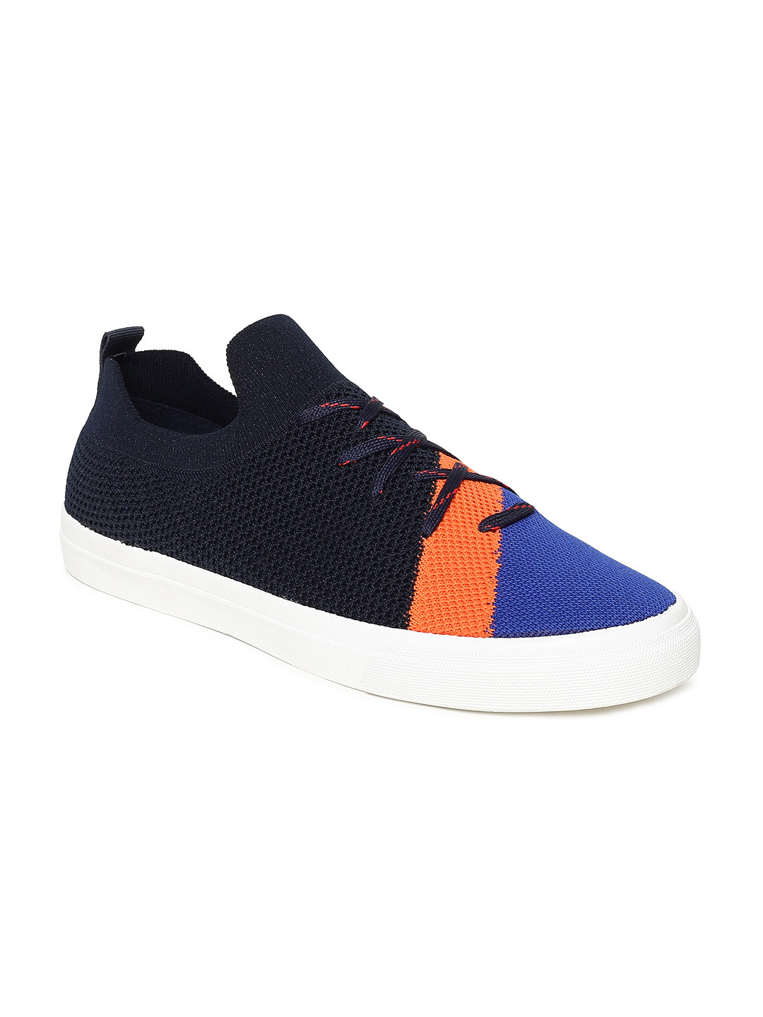 Buy United Colors Of Men Navy Blue Sneakers Casual Shoes for