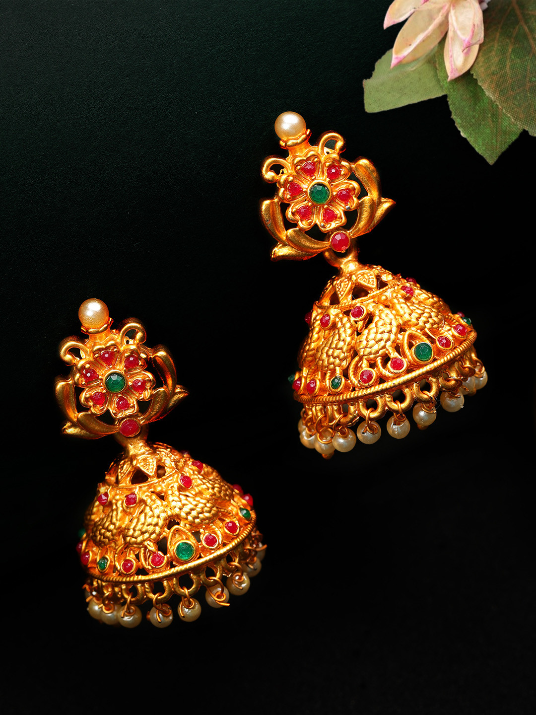 Jhumka earrings myntra clearance