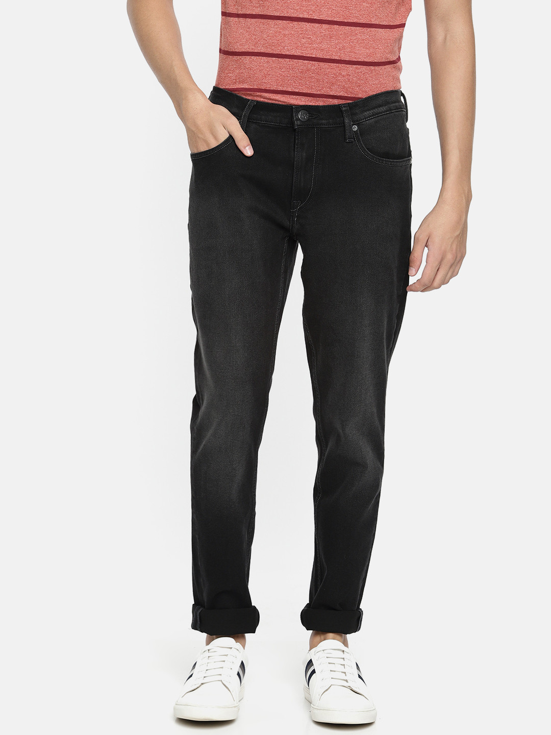 lee mid rise skinny jeans