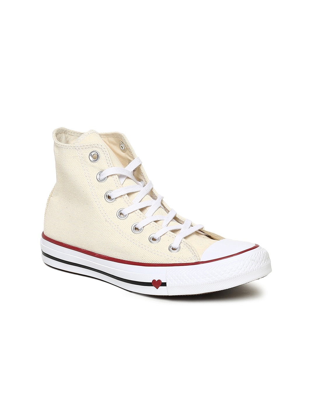cream colored platform converse