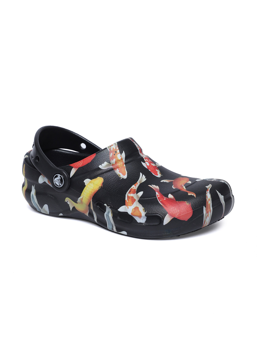 Buy Crocs Unisex Black Printed Clogs - Flip Flops for Unisex 8568791 | Myntra