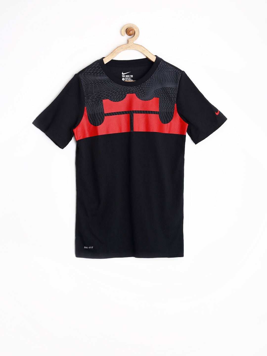 Buy Nike Boys Black Printed Basketball T Shirt - Tshirts for Boys ...