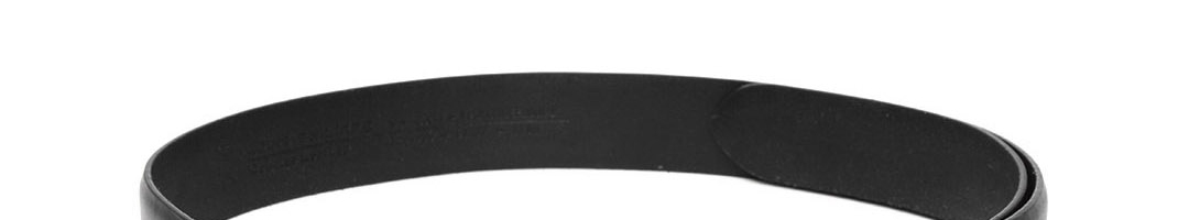 Buy Louis Philippe Men Black Leather Solid Belt - Belts for Men 8586623 | Myntra