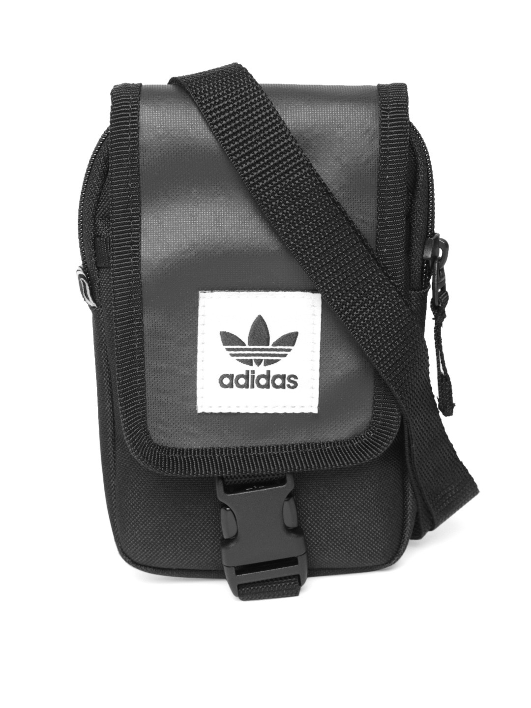 Buy ADIDAS Originals Unisex Black Map Crossbody Bag Travel Accessory