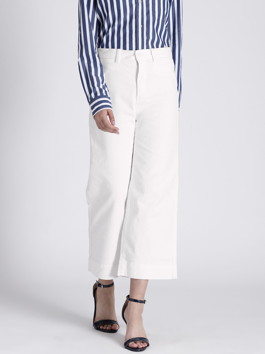 Buy GAP Women�s Wide Leg Chinos Trousers for Women
