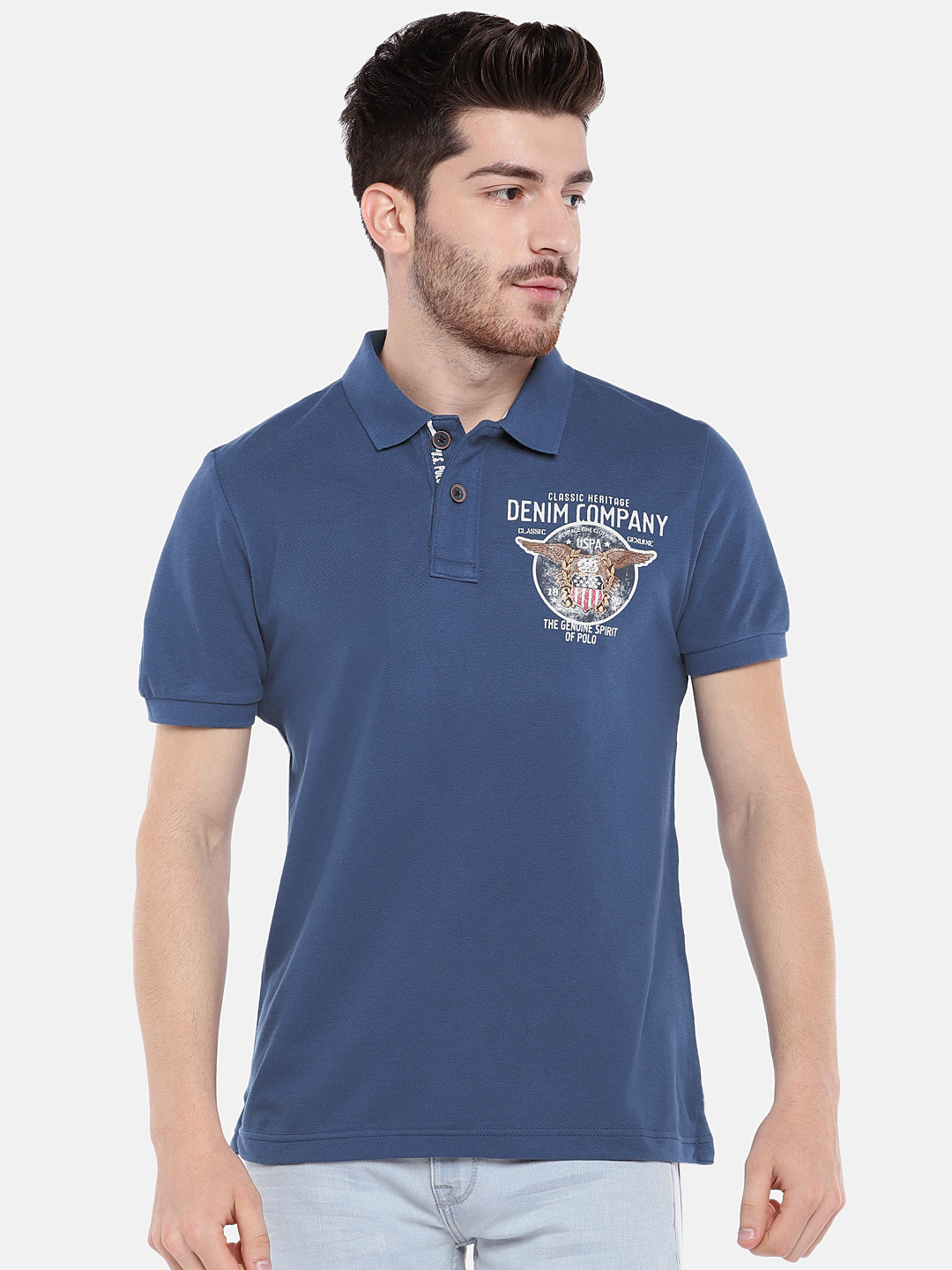 us polo denim shirt