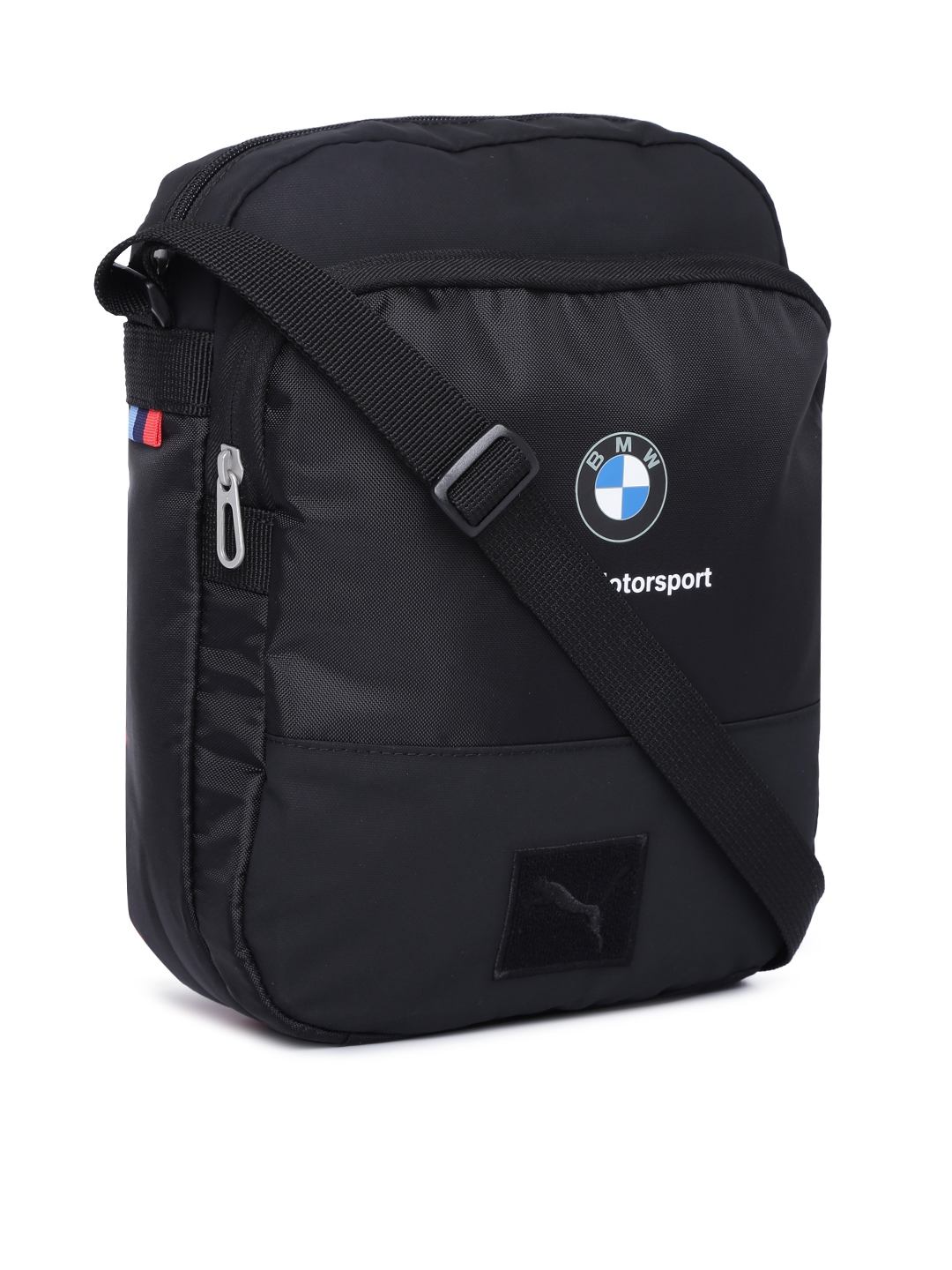 Buy Puma Unisex Black Solid BMW Motorsport Messenger Bag - Messenger ...