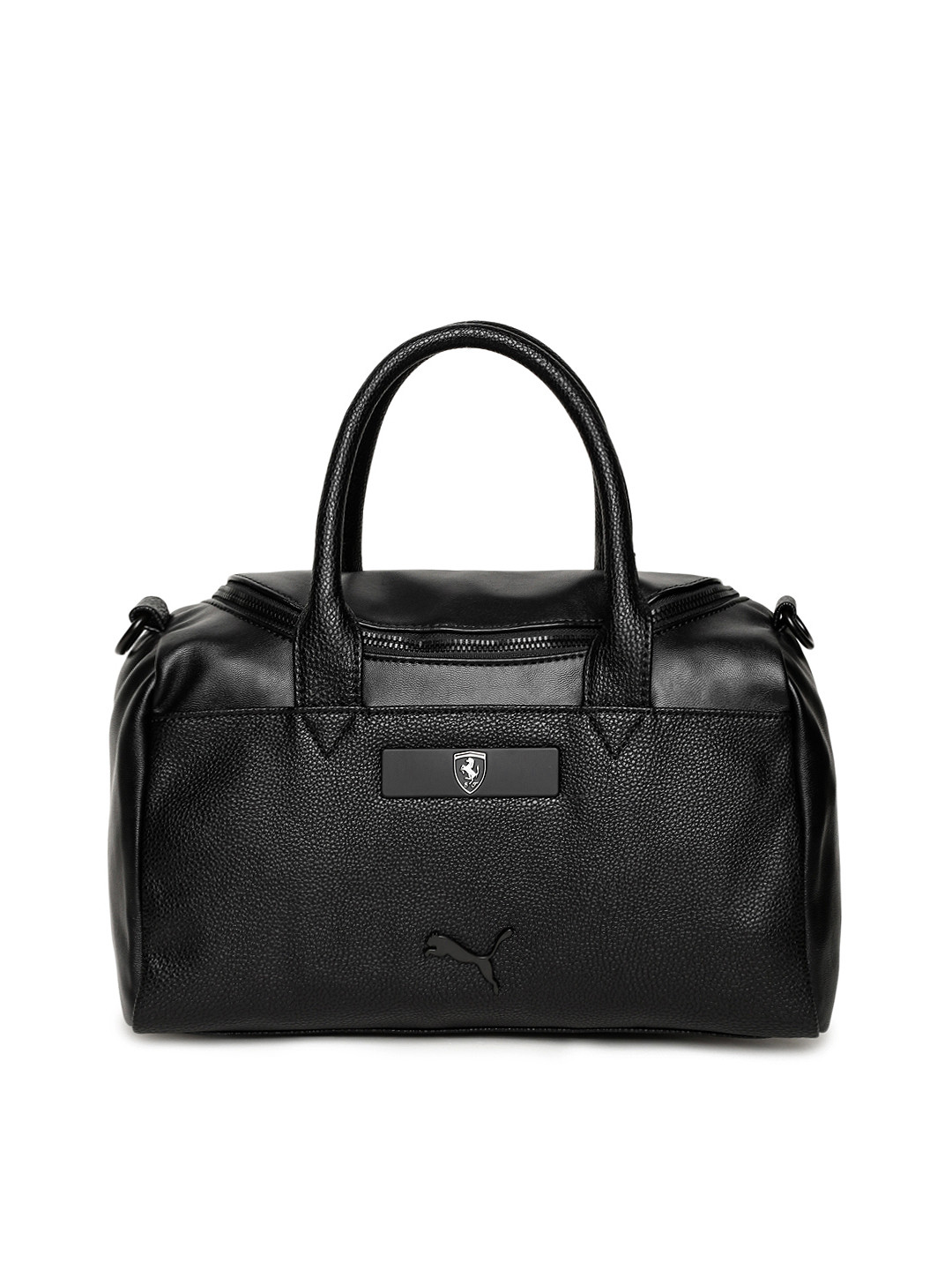 Buy Puma Black Solid Handheld Bag Handbags for Women 8592915 Myntra