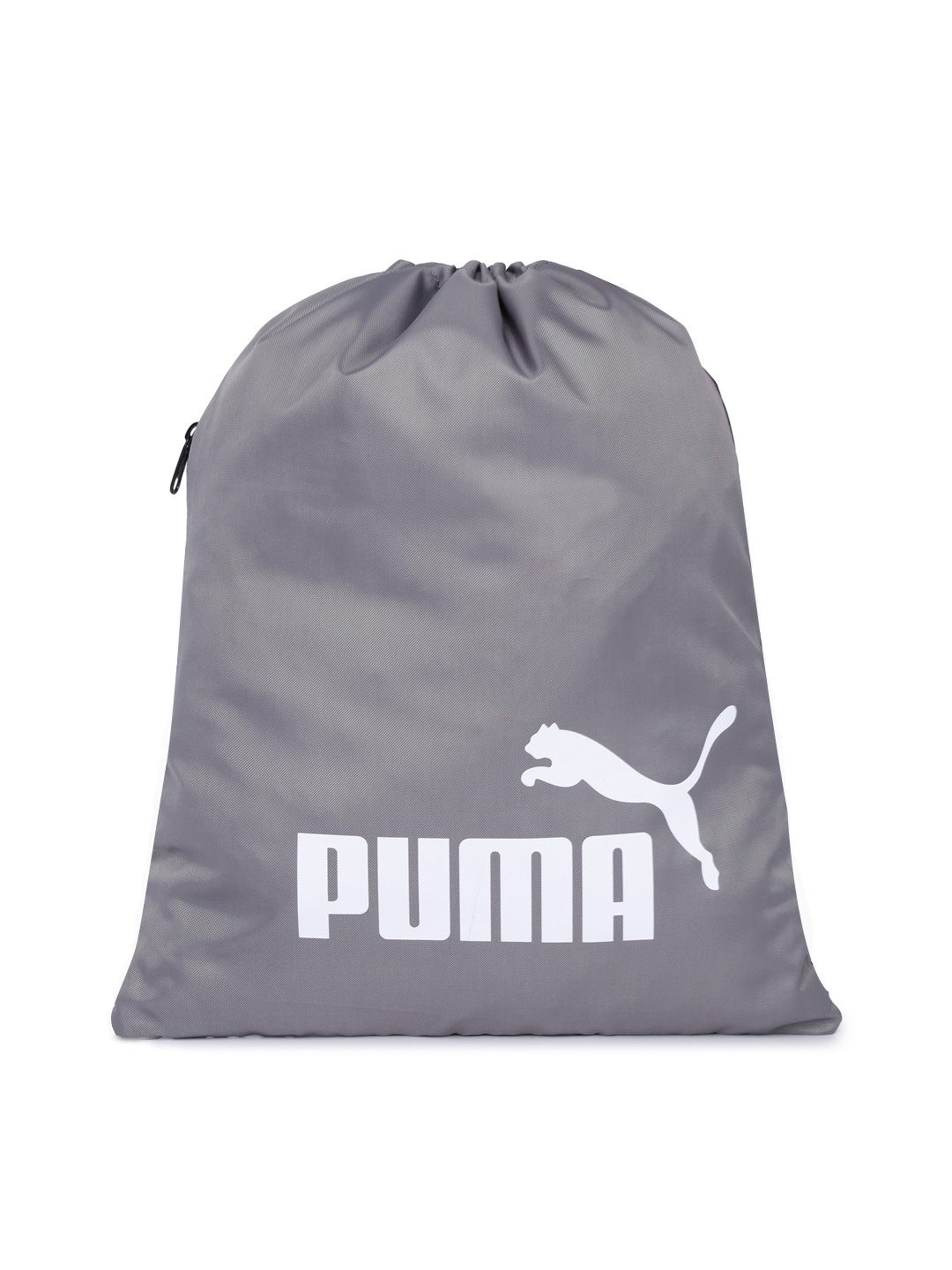 Buy Puma Unisex Grey Brand Logo Classic Gym Sack Backpacks for Unisex