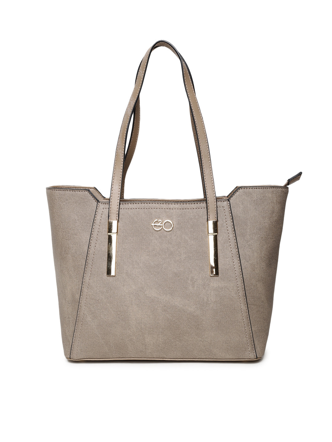 Buy E2O Khaki Solid Shoulder Bag Handbags for Women 8596425 Myntra