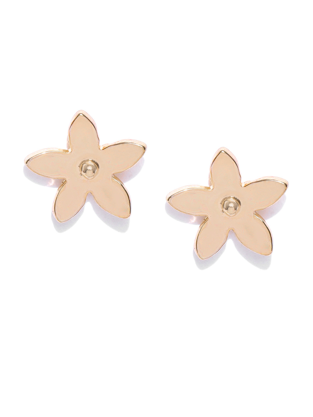 Buy Accessorize Gold Toned Floral Studs Earrings for Women 8596859