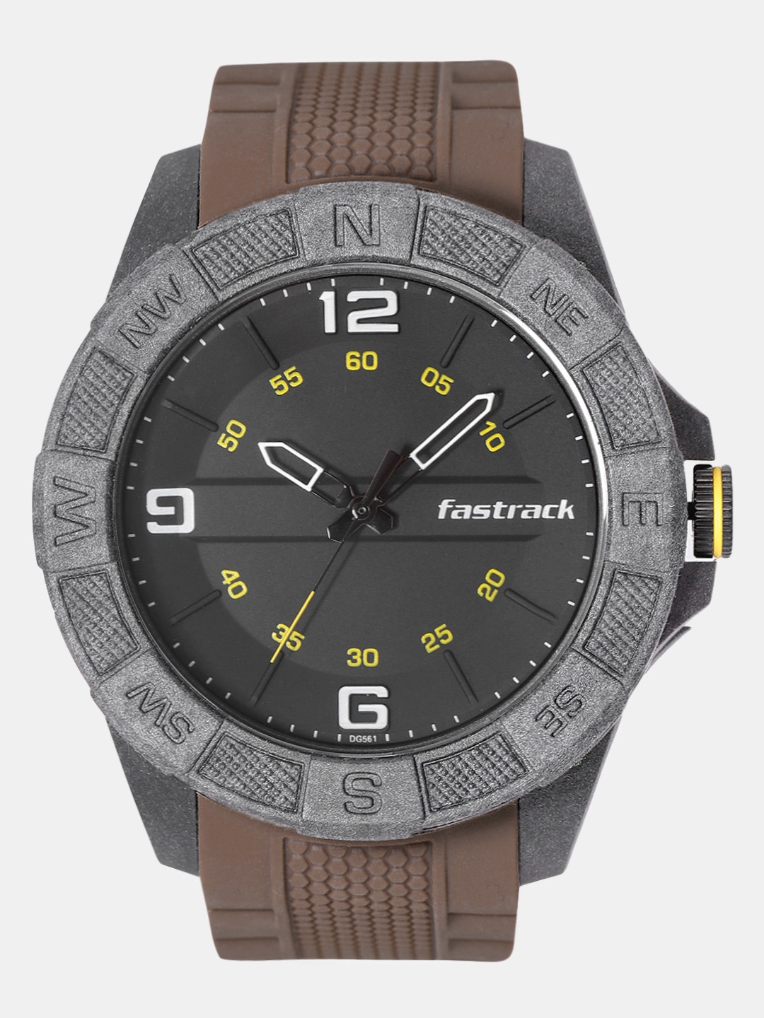 fastrack dual time analog watch