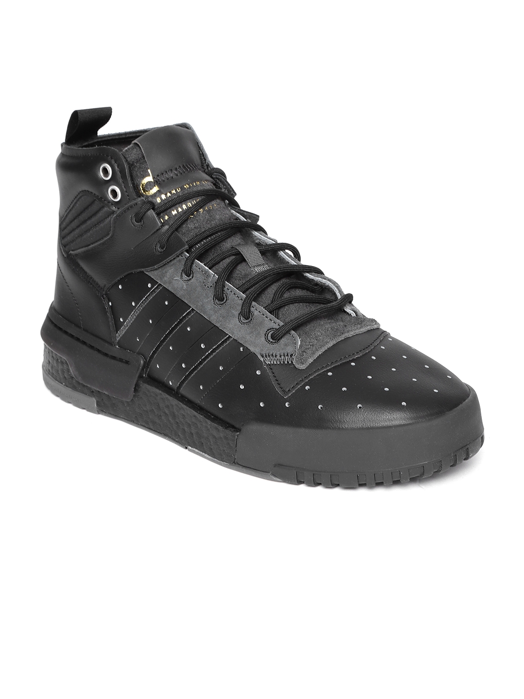 Buy ADIDAS Originals Men Black Rivalry RM Perforated Leather Sneakers - Casual Shoes for Men 