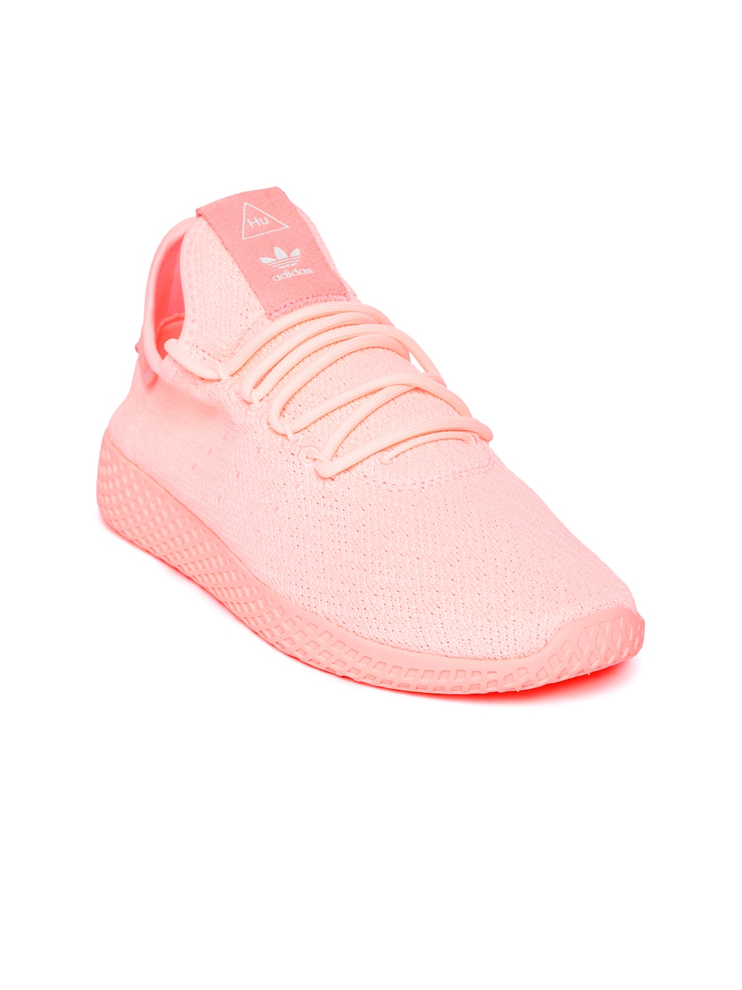 peach coloured trainers