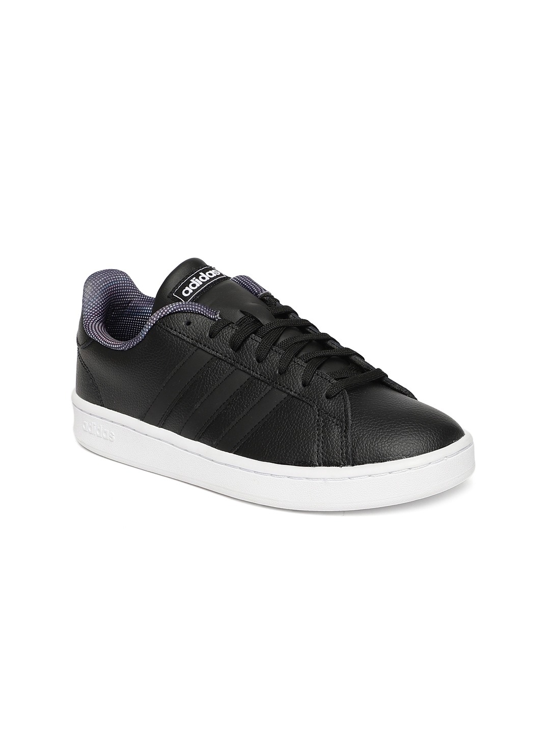 Buy ADIDAS Women Black Solid Grand Court Sneakers - Casual Shoes for Women 8616951 | Myntra