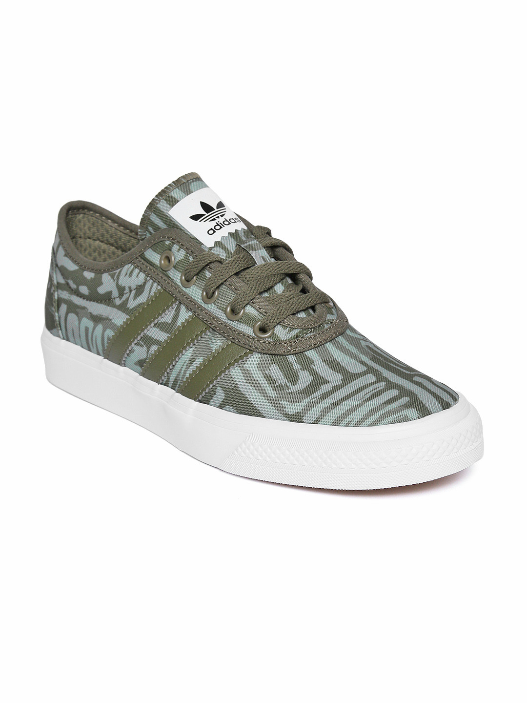 Buy ADIDAS Originals Kids Olive Green Printed ADI EASE Sneakers - Casual Shoes for Unisex 