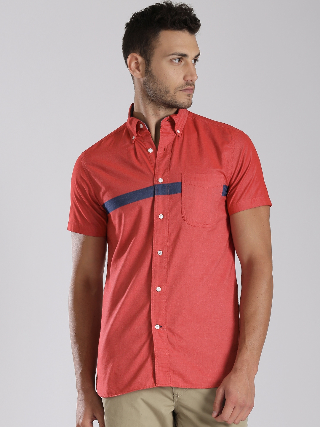 Buy Nautica Red Casual Shirt Shirts For Men 862213 Myntra Buy Nautica Red Casual Shirt Shirts For Men 862213 Myntra