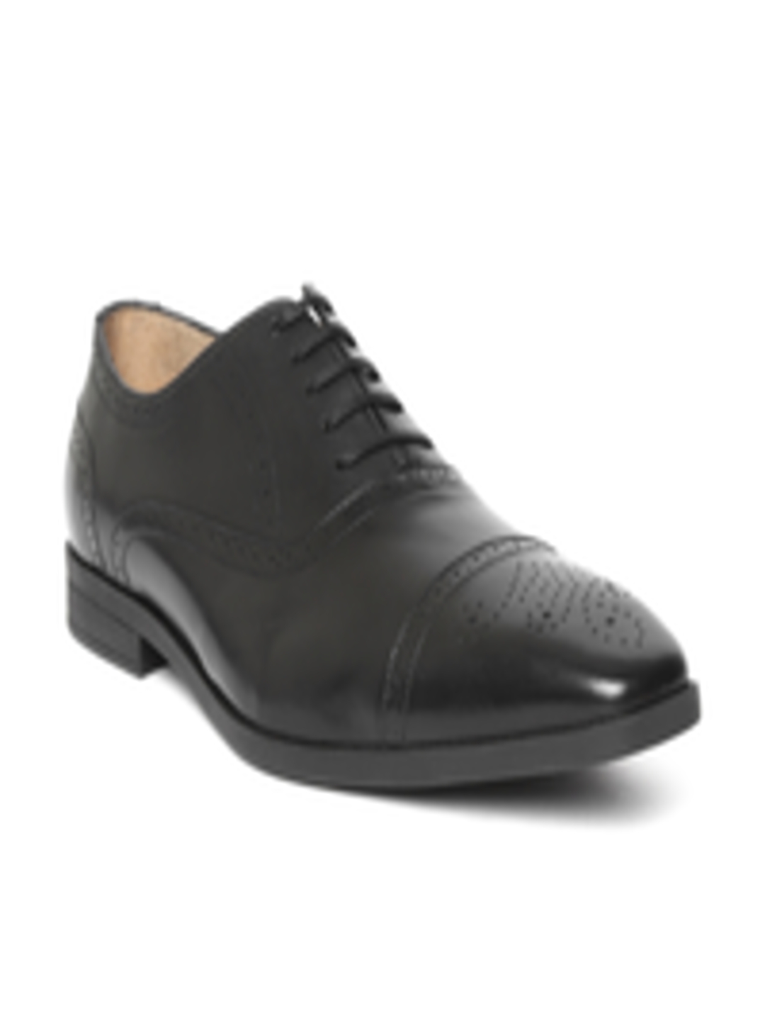 Buy Louis Philippe Men Black Leather Formal Brogues - Formal Shoes for Men 8628713 | Myntra