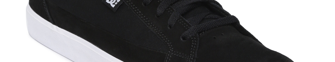 Buy DC Men Black Suede Sneakers - Casual Shoes for Men 8628941 | Myntra