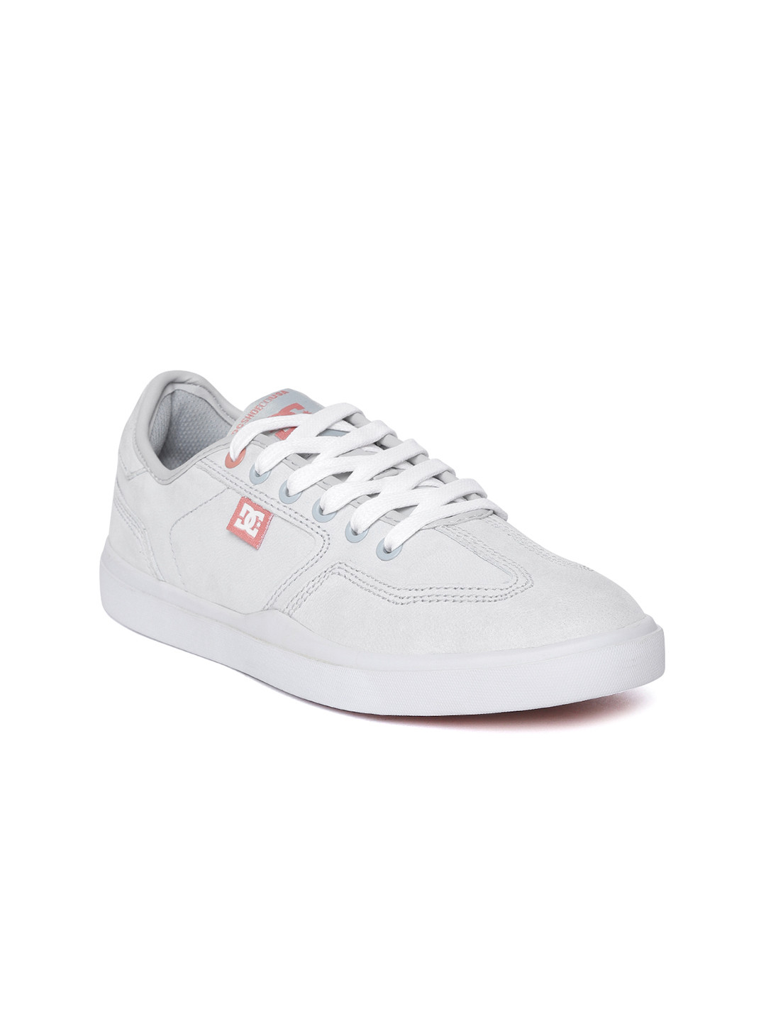 Buy DC Women Grey Leather Sneakers Casual Shoes for Women 8628963