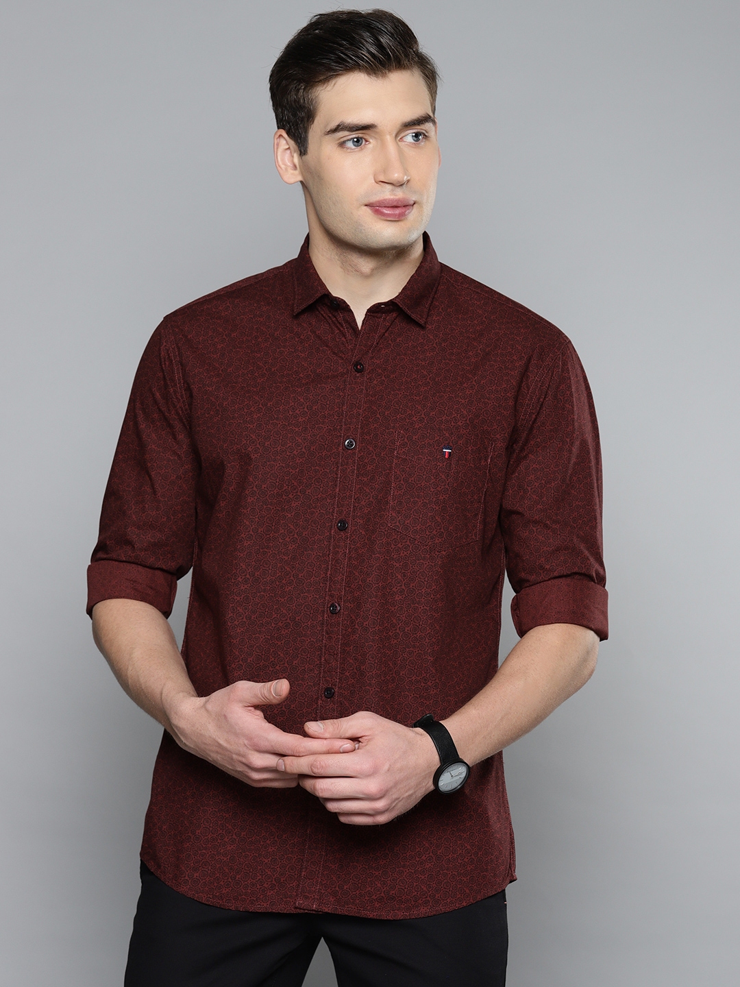 louis philippe casual shirts for men