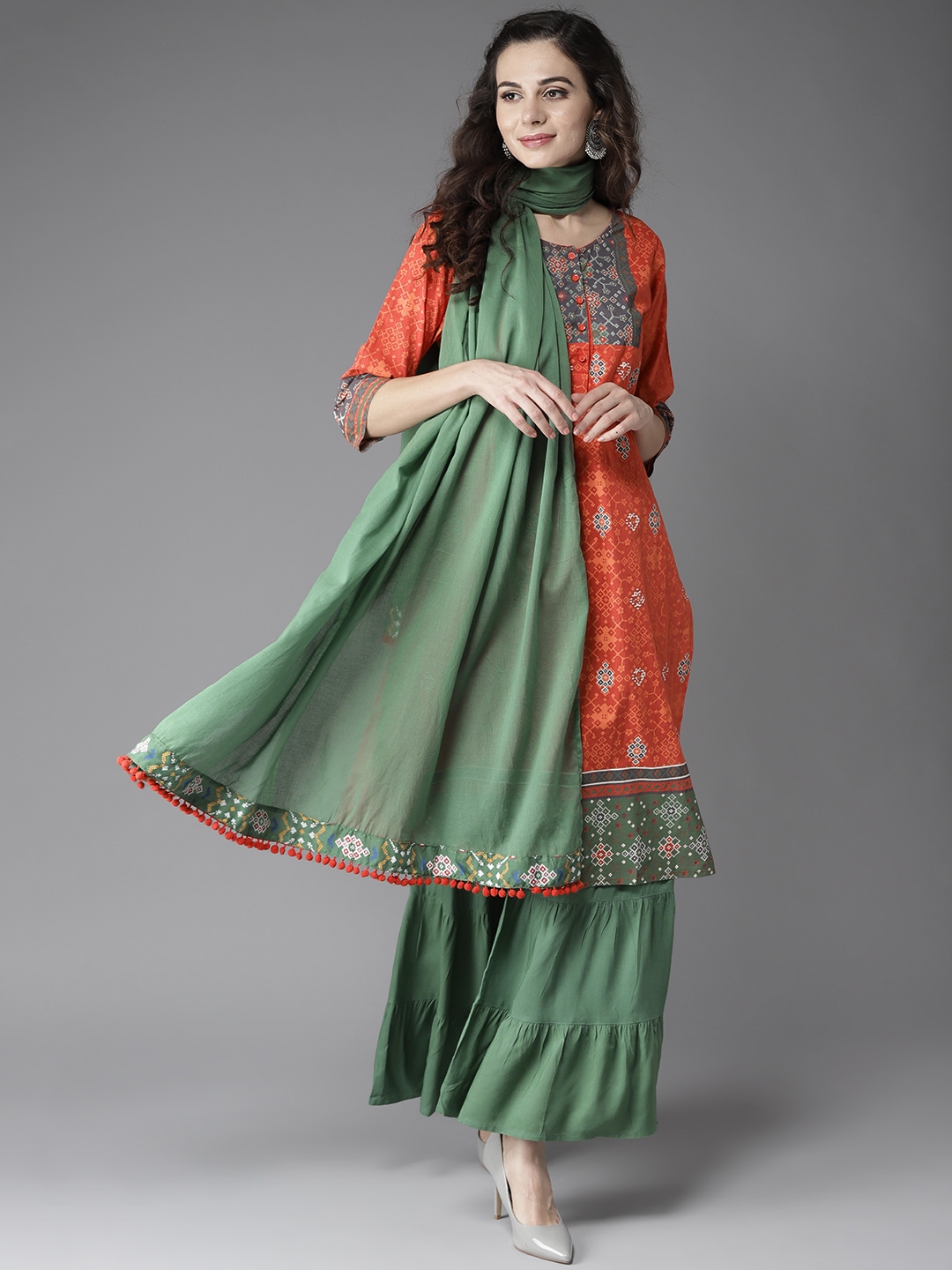 myntra sharara sets