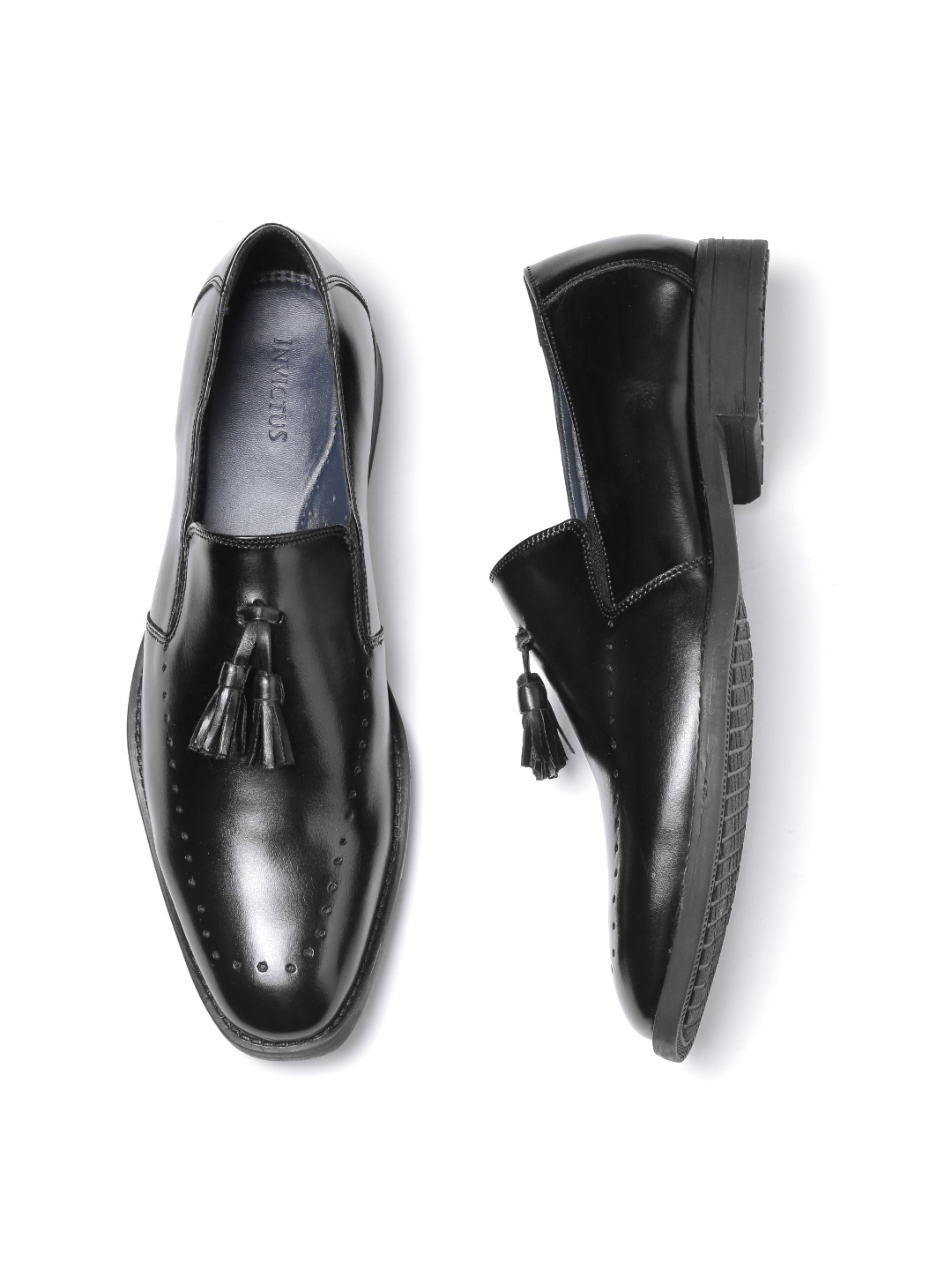 invictus black formal shoes