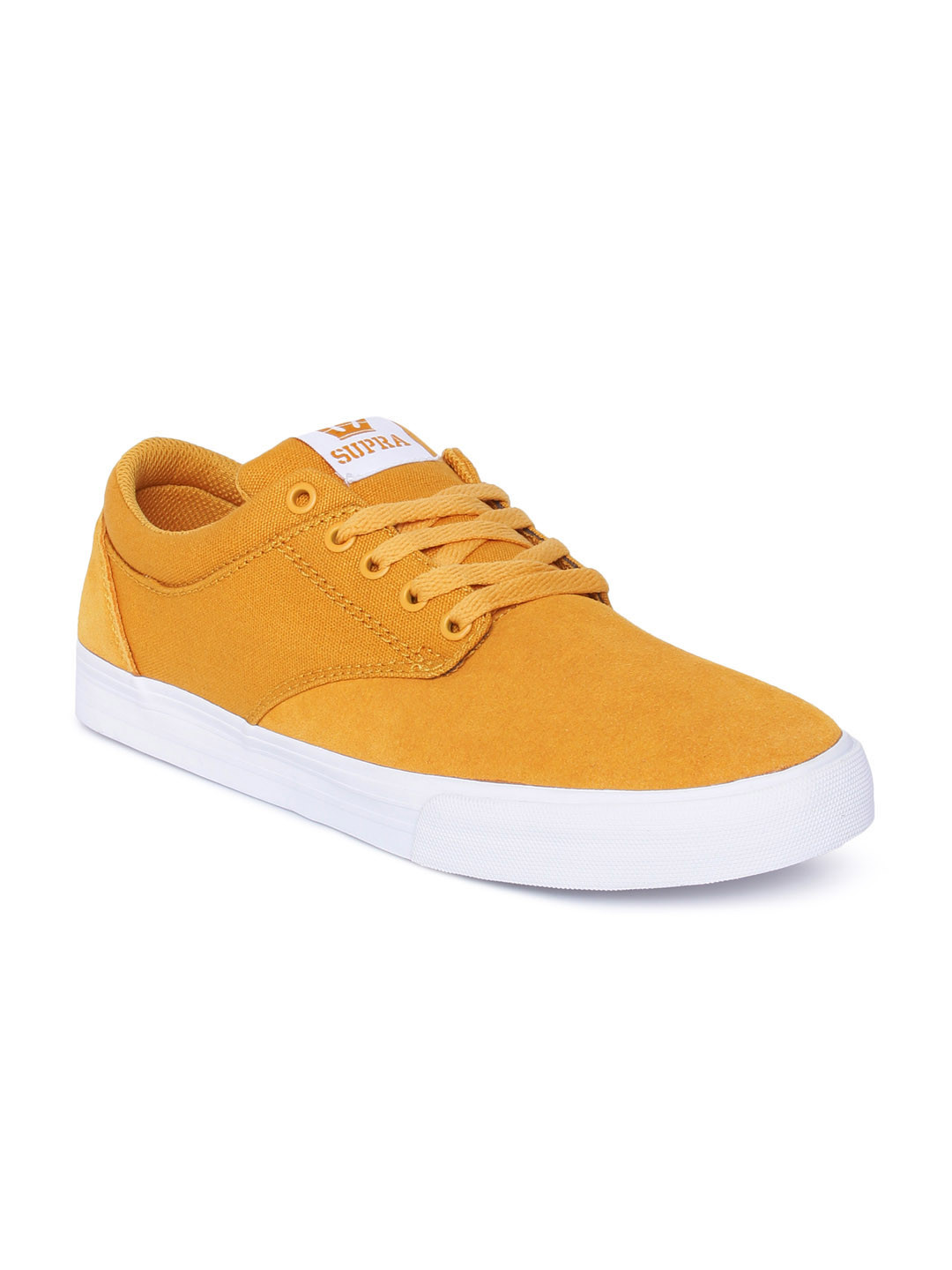 Buy Supra Men Mustard Yellow Sneakers Casual Shoes for Men 8675239