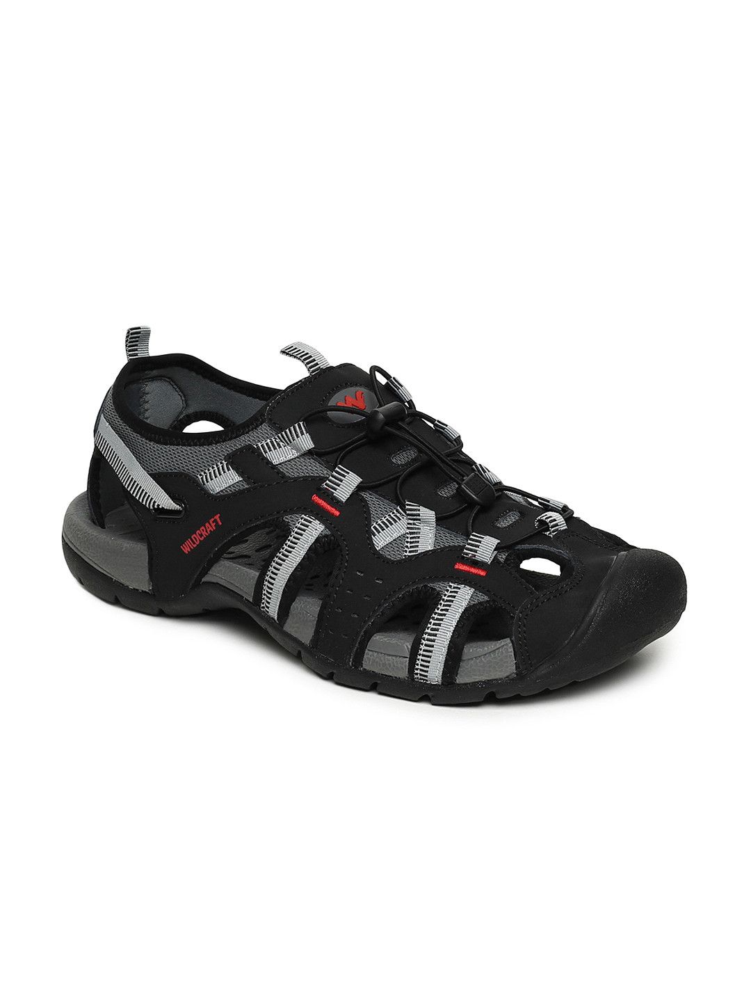 Buy Wildcraft Men Black & Grey Terrafin Rise Sports Sandals Sports
