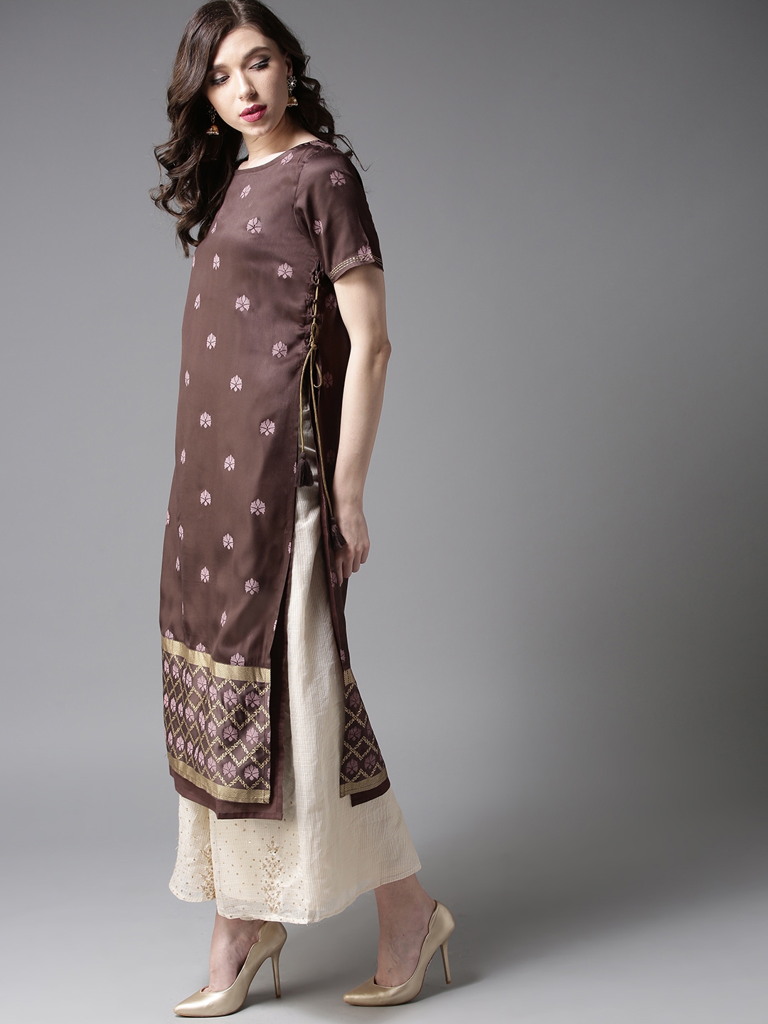 coffee brown kurti