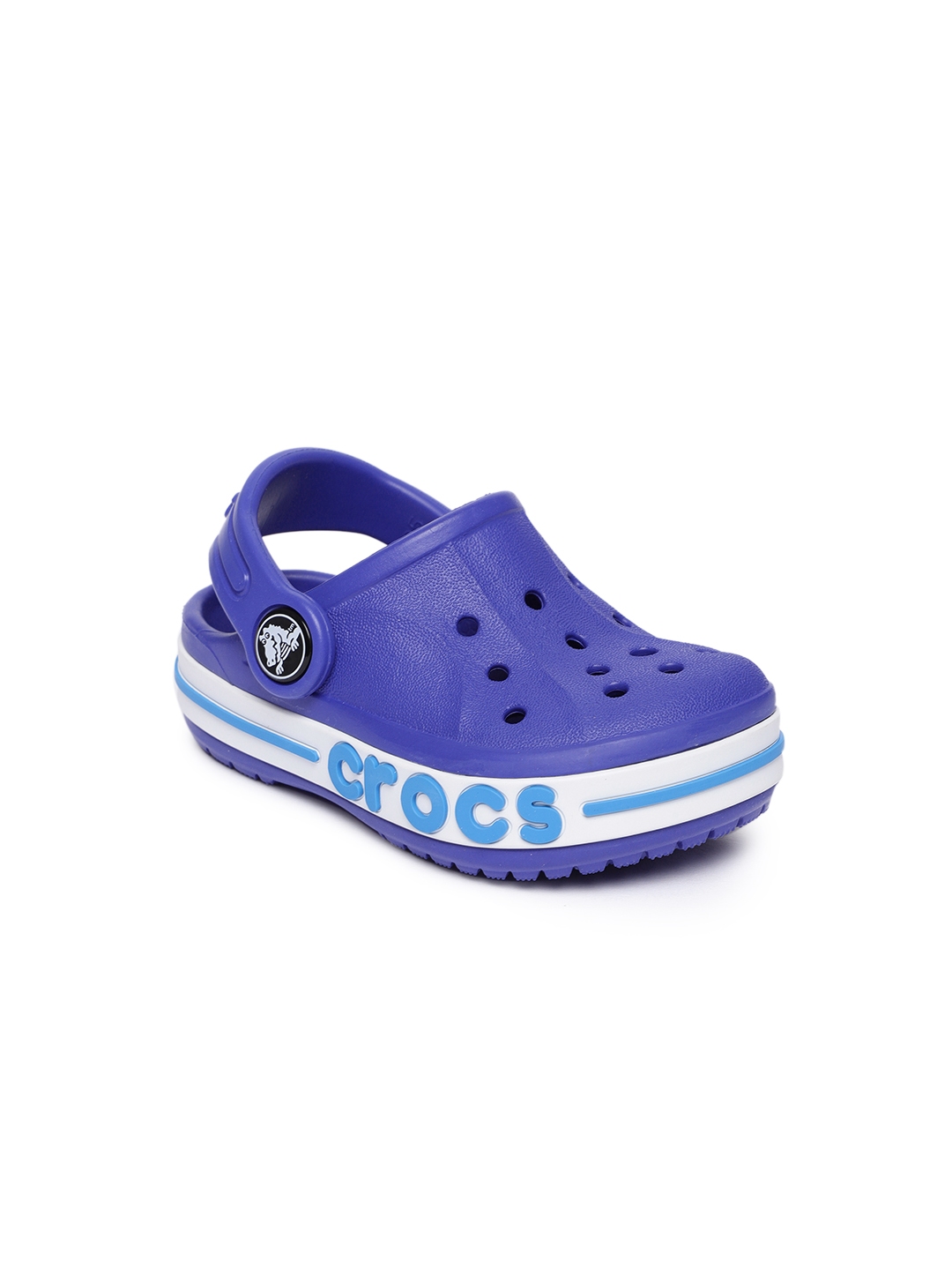 Buy Crocs Boys Blue Solid Clogs - Flip Flops for Boys 8706599 | Myntra