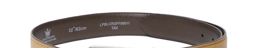 Buy Louis Philippe Men Brown Solid Genuine Leather Belt - Belts for Men 8715495 | Myntra