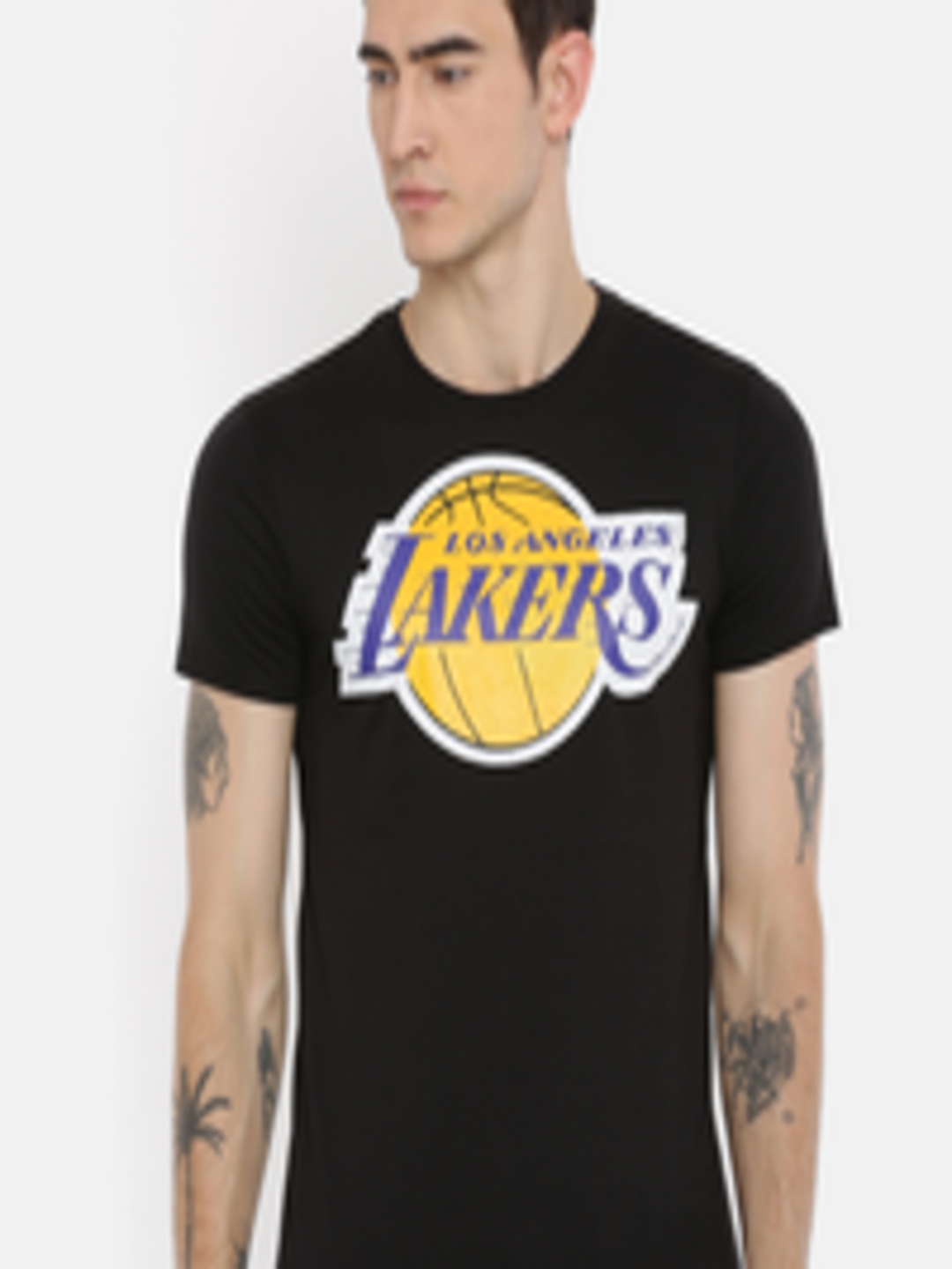 Buy NBA Men Black Printed Round Neck T Shirt - Tshirts for Men 8721765 ...