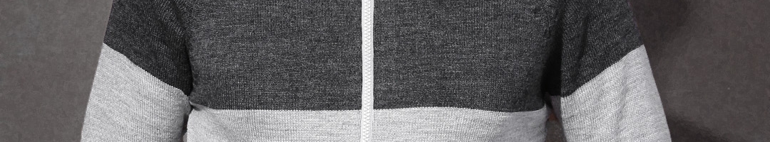 Buy Roadster Grey Melange Sweater - Sweaters for Men 872912 | Myntra