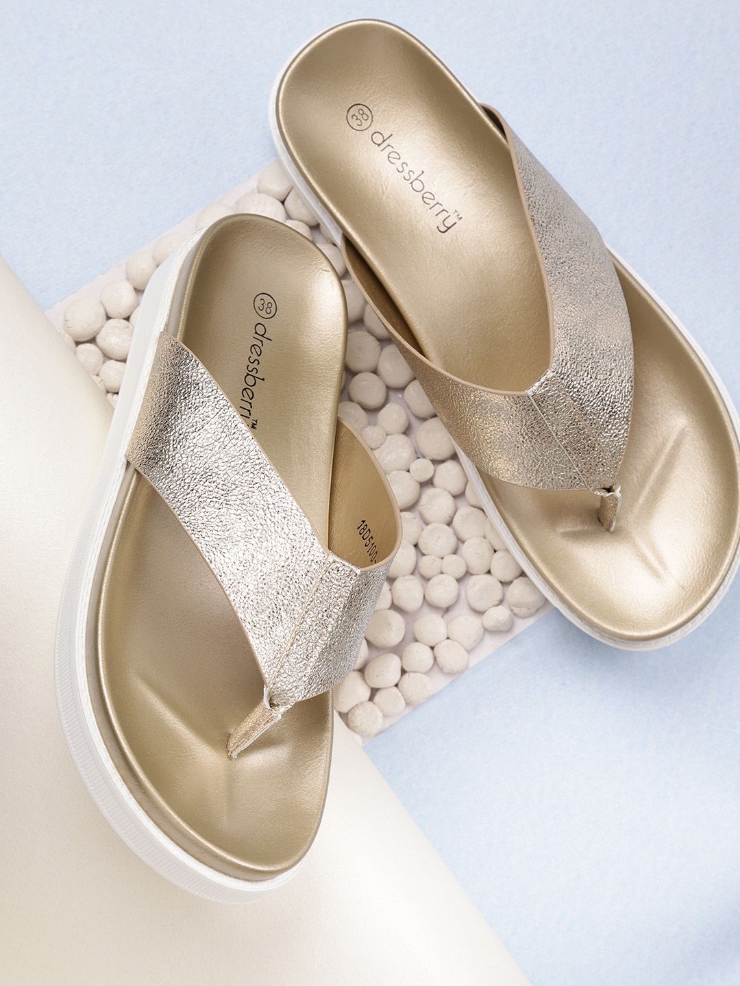 open toe flats myntra