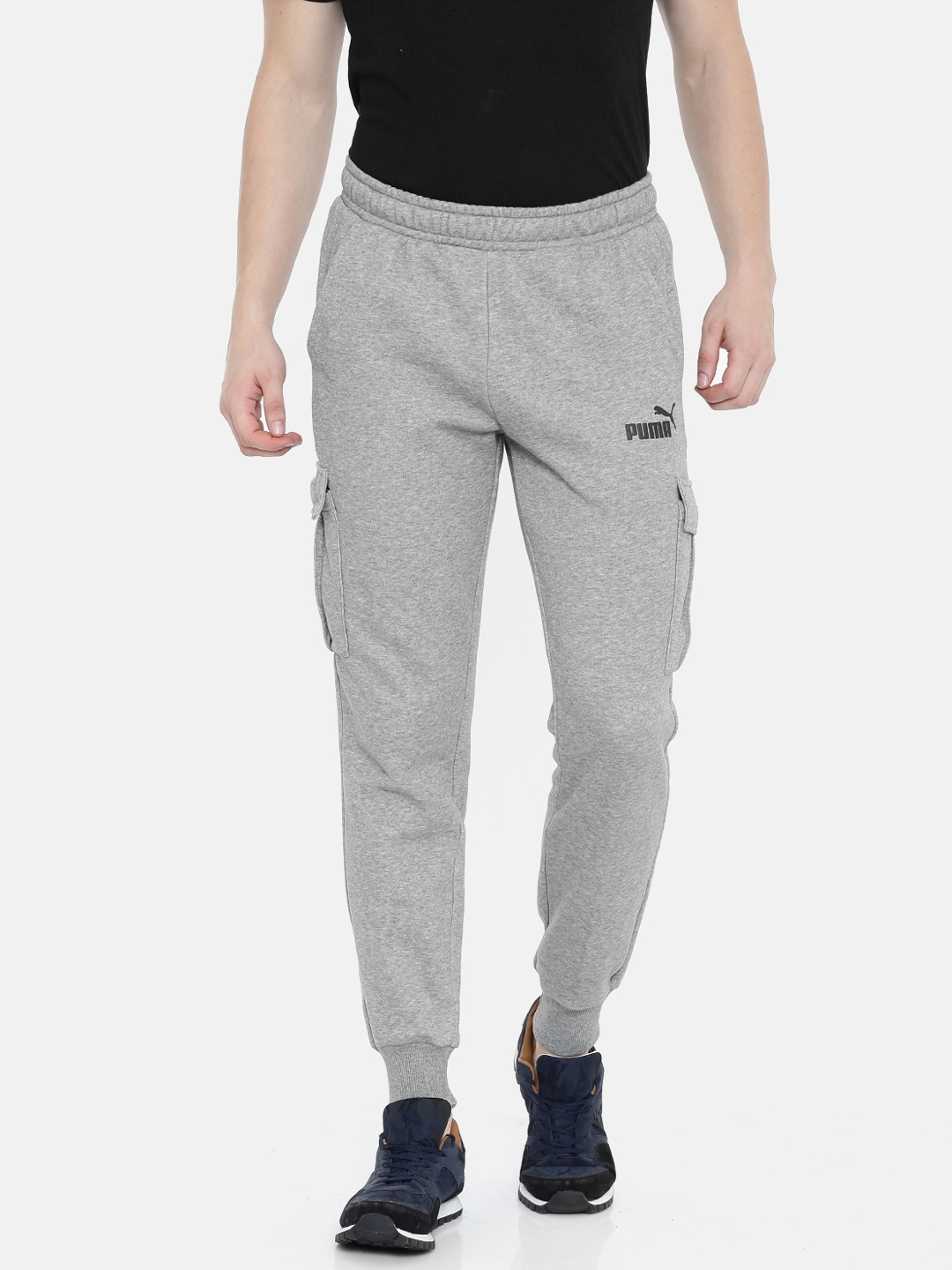 grey joggers puma