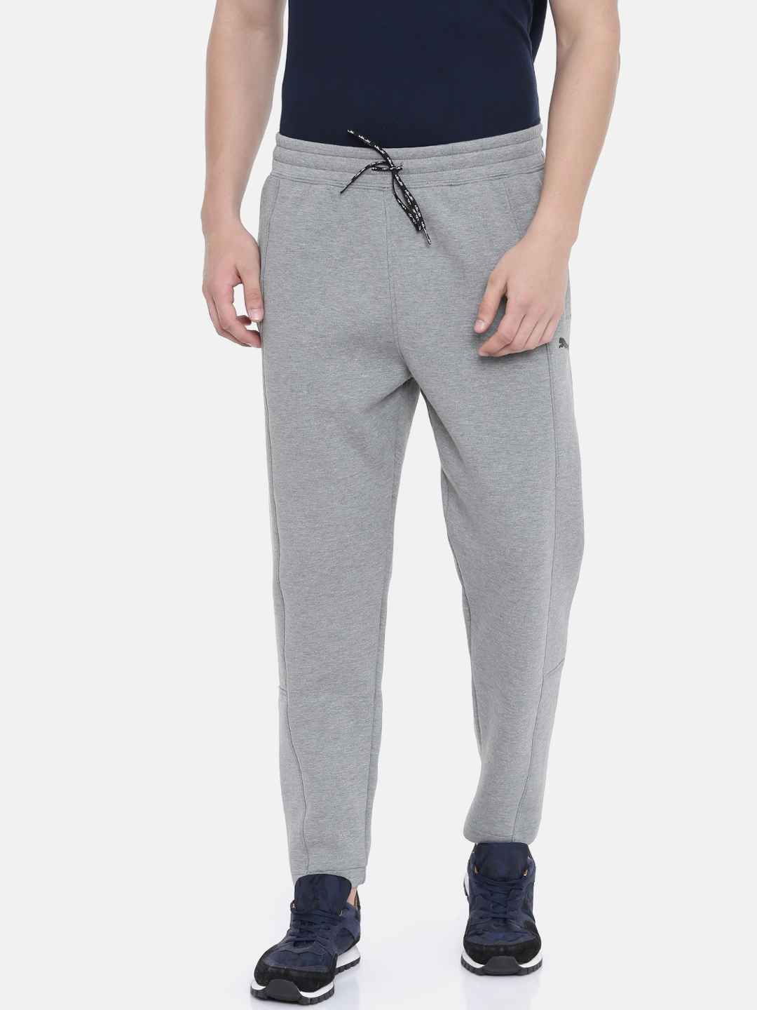 puma track pants grey