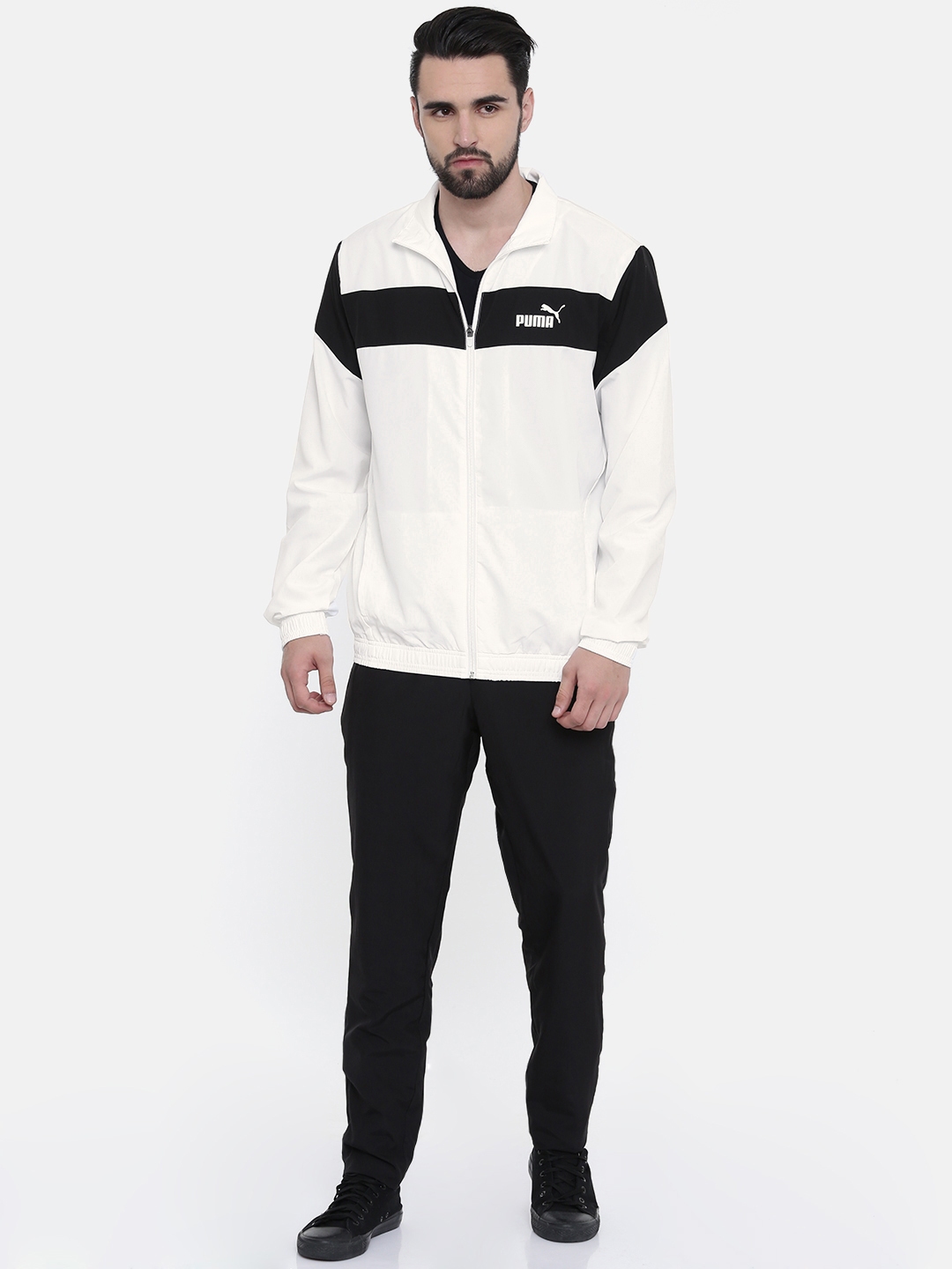puma clean fleece tracksuit mens