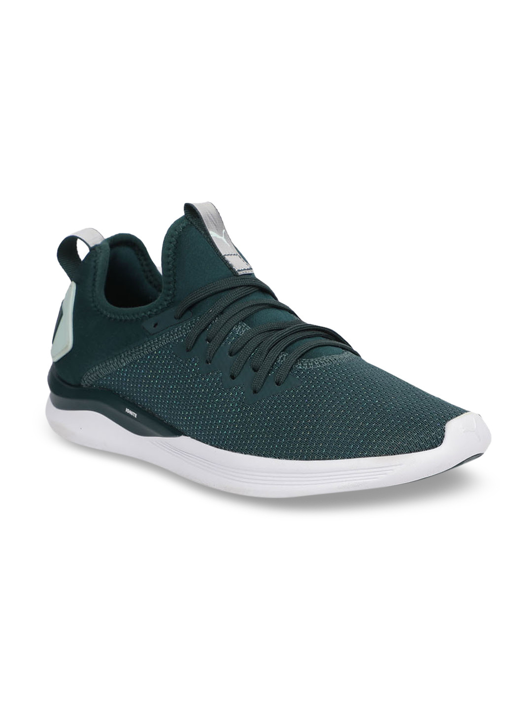 Buy Puma Women Green IGNITE Flash EvoKNIT Running Shoes Sports Shoes