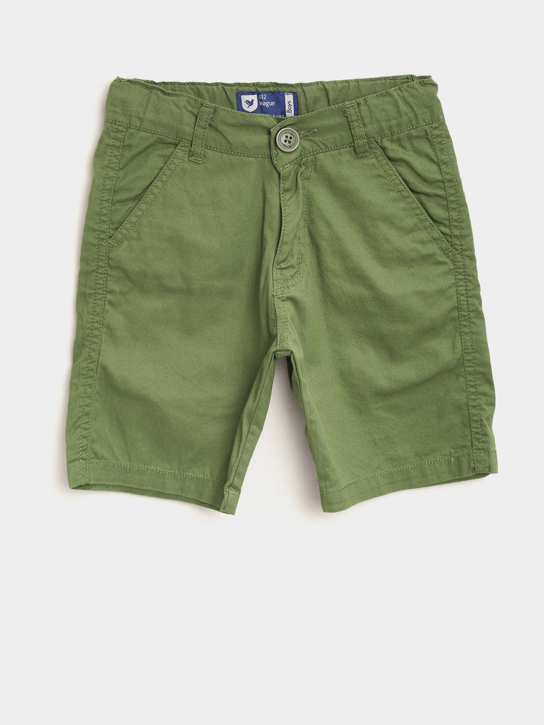 OLIVE GREEN SUMMER BOYS SHORTS - OLIVE main image 1