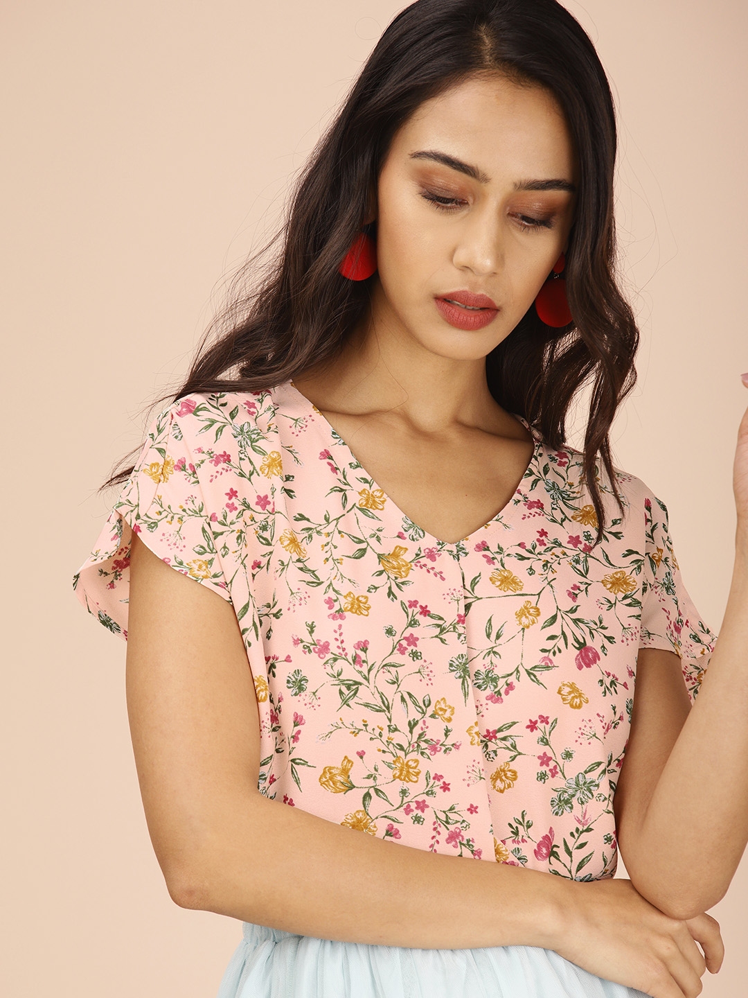 Buy All About You Women Pink Printed Top - Tops for Women 8772567 | Myntra