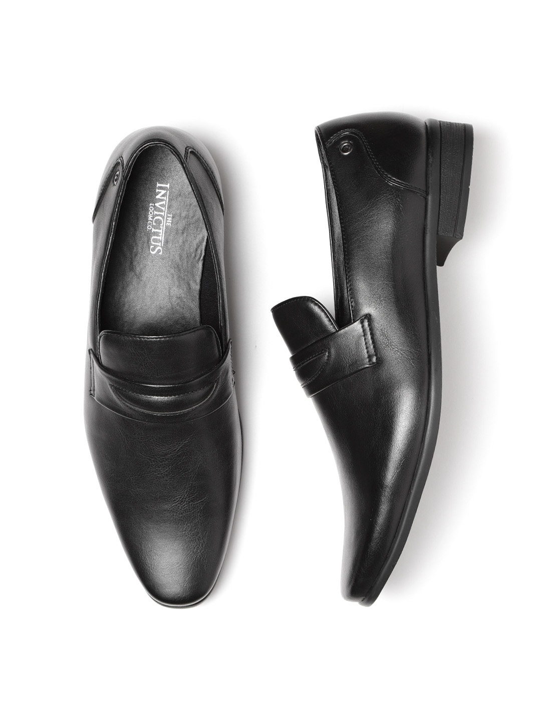 invictus black formal shoes