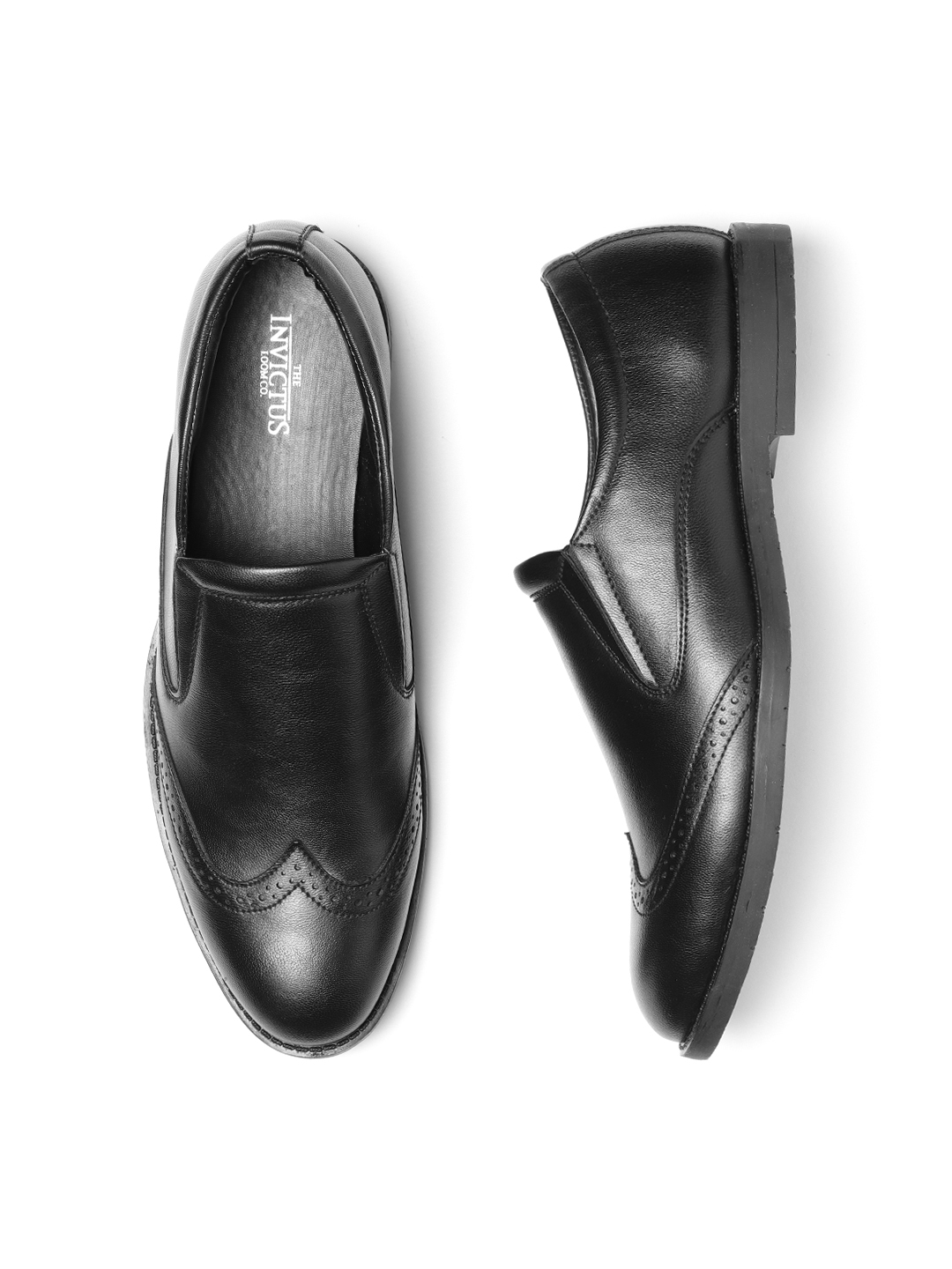 invictus black formal shoes