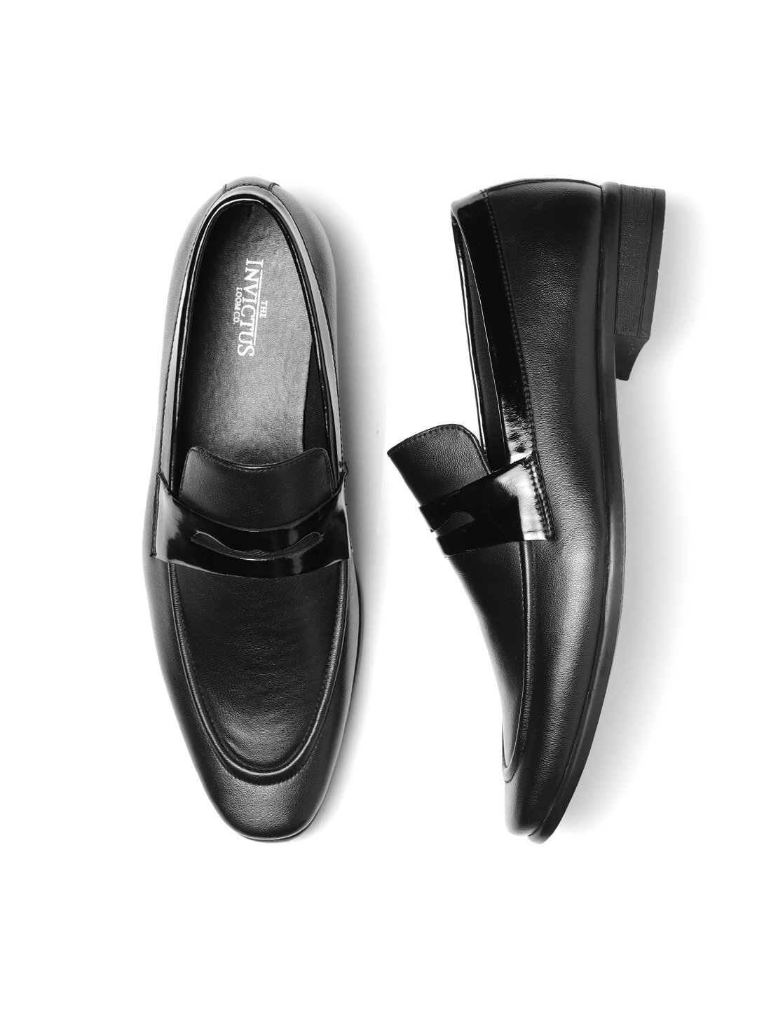 invictus black formal shoes