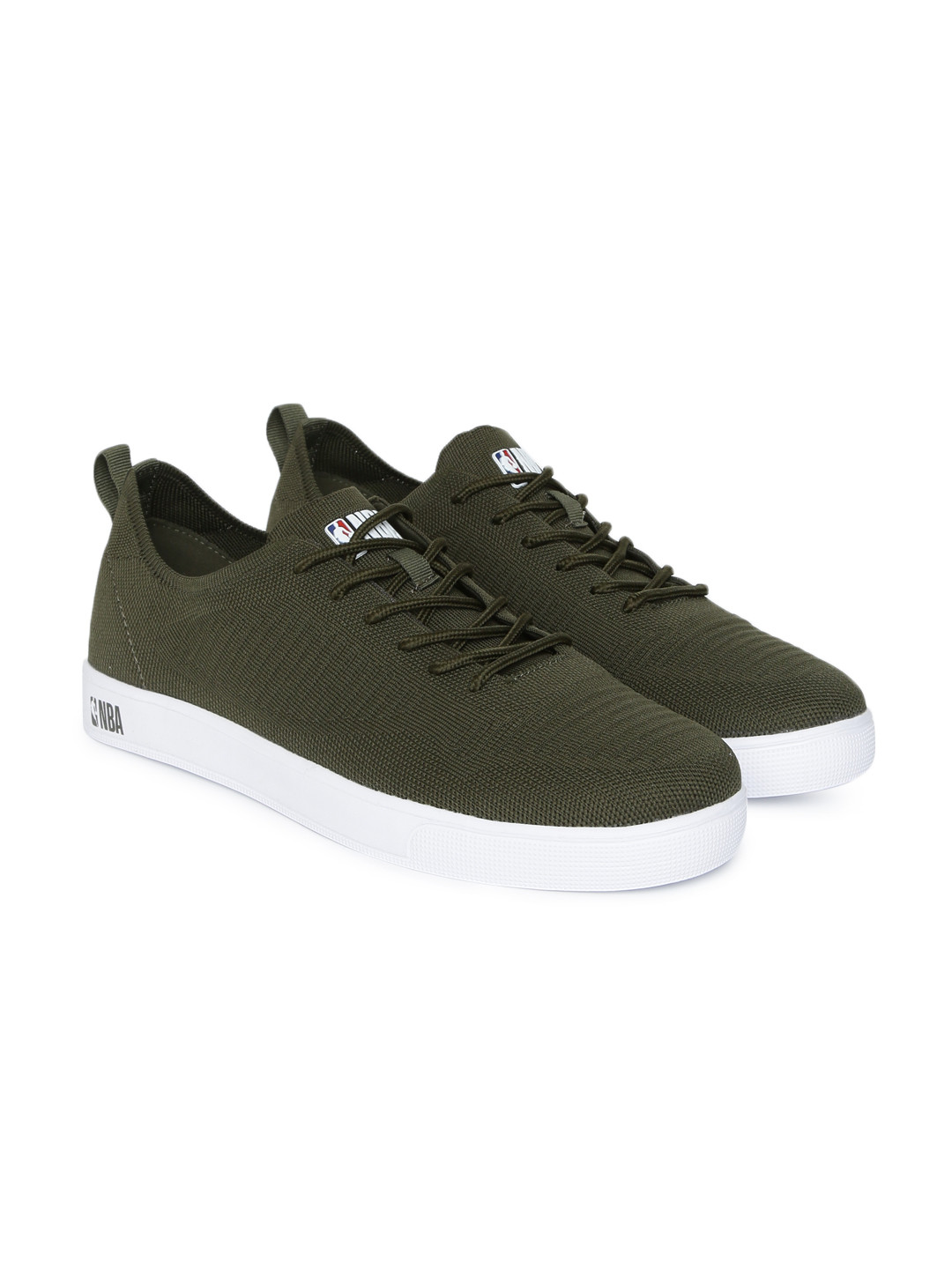 Buy NBA Men Olive Green Sneakers Casual Shoes for Men